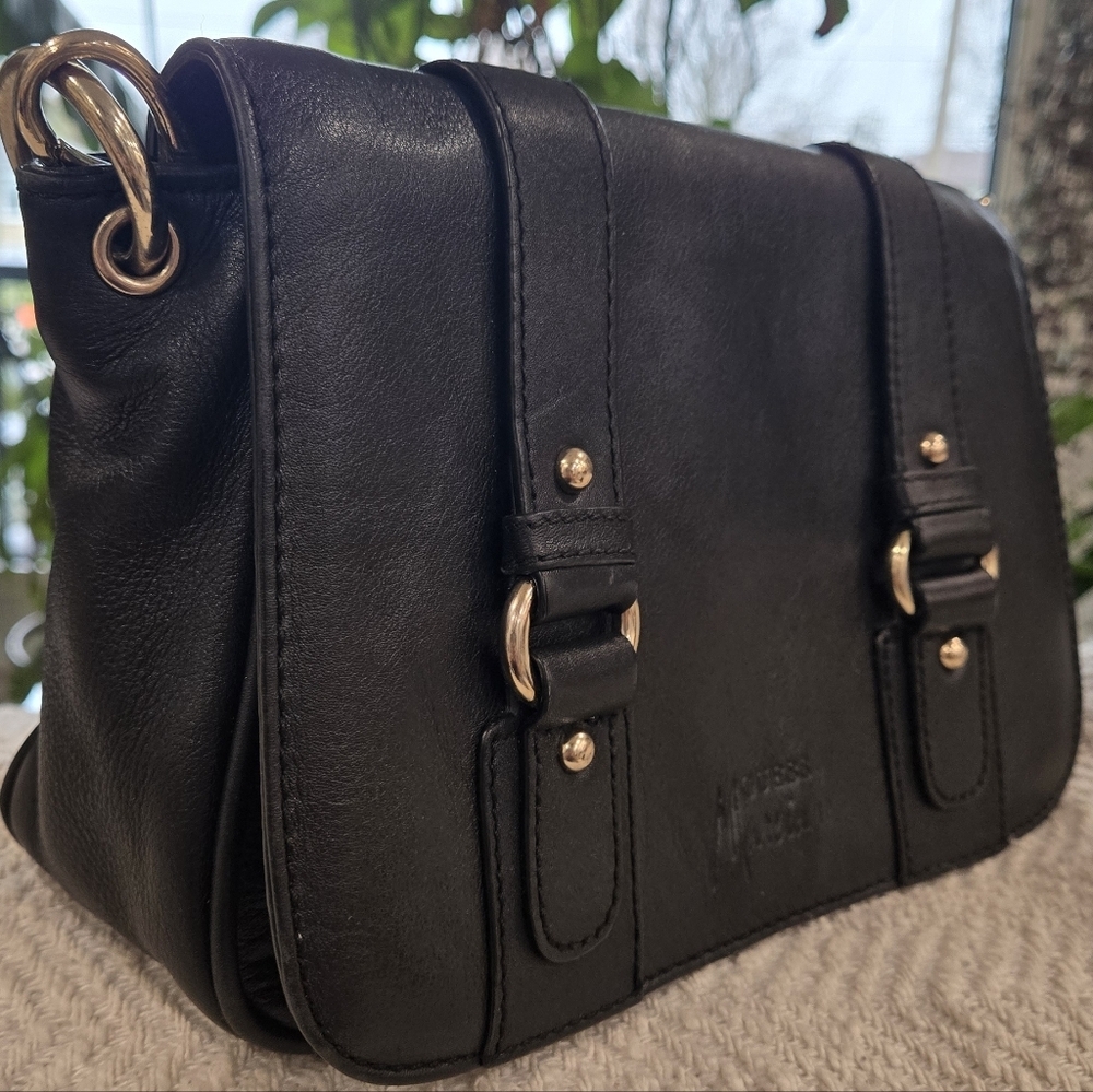 Guess By Marciano - Leather Saddlebag Clutch / Crossover
